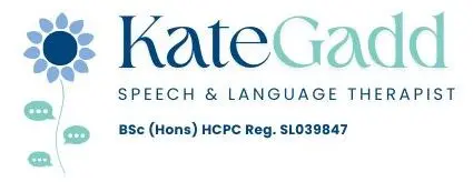 Kate Gadd brand image with job title and BSC Hons reference and HCPC registration SL039847